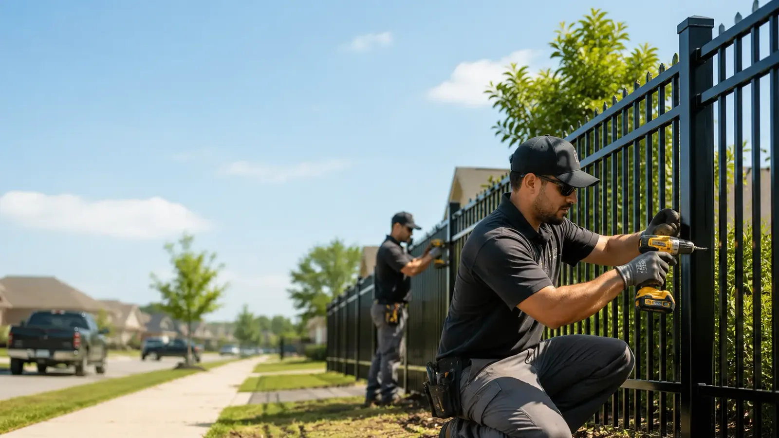Metal Fence Installation in Amelia, NE